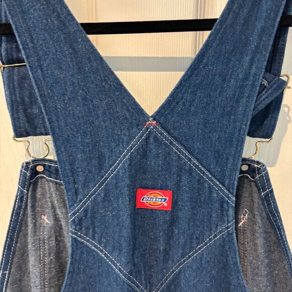 Dickies Dark Denim Overalls - Picture 3 of 5